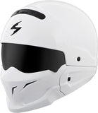 Covert Open Face Helmet Gloss White Lg