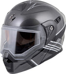 Exo At950 Cold Weather Helmet Teton Silver Md (Dual Pane)
