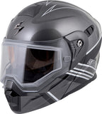 Exo At950 Cold Weather Helmet Teton Silver Md (Dual Pane)