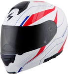 Exo Gt3000 Modular Helmet Sync White/Red/Blue Lg