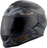 Exo T510 Full Face Helmet Cipher Black/Gold Xs