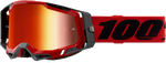 Racecraft 2 Goggle Red Mirror Red Lens