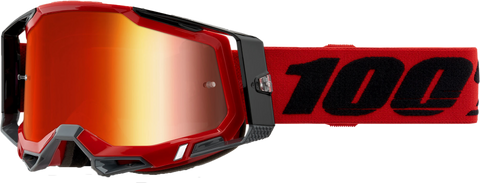 Racecraft 2 Goggle Red Mirror Red Lens