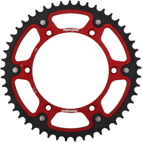 SUPERSPROX Stealth Rear Sprocket - 49-Tooth - Red - Beta RST-1512-49-RED