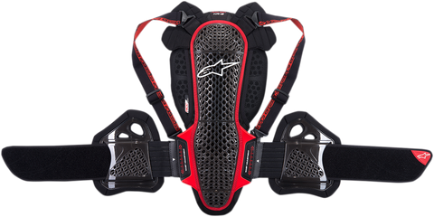 ALPINESTARS Nucleon KR-3 Back Protector - Black/Red - Small 6504718-13-S