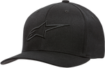 ALPINESTARS Ageless Curve Hat - Black/Black - Small/Medium 1017810101010SM