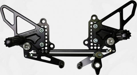 Rear Set Complete Blk Duc