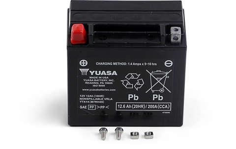 YUASA AGM Battery - YTX14 YUAM7RH4S