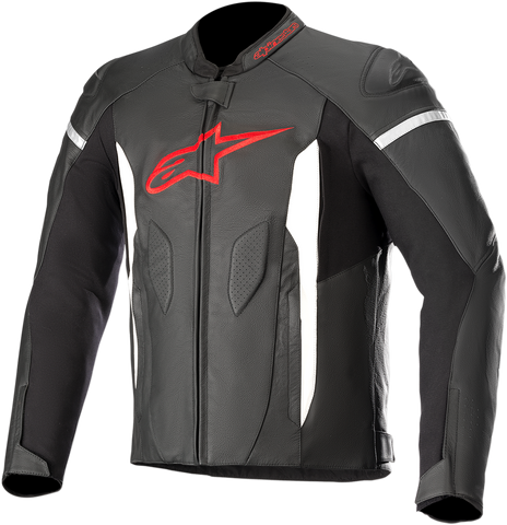 ALPINESTARS Faster Airflow Leather Jacket - Black/Red - US 50 / EU 60 3103618-1303-60