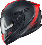 Exo Gt920 Modular Helmet Unit Matte Black/Neon Red Xl