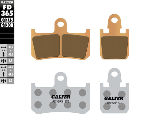 Brake Pads Sintered Ceramic Fd365g1375