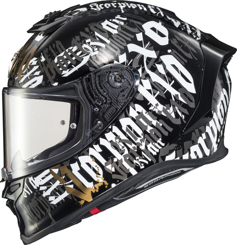 Exo R1 Air Full Face Helmet Blackletter Black Lg