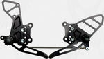 Rear Set Complete Blk Suz