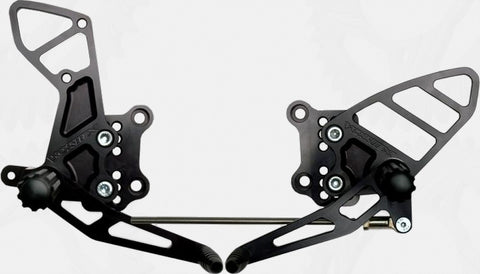 Rear Set Complete Blk Suz
