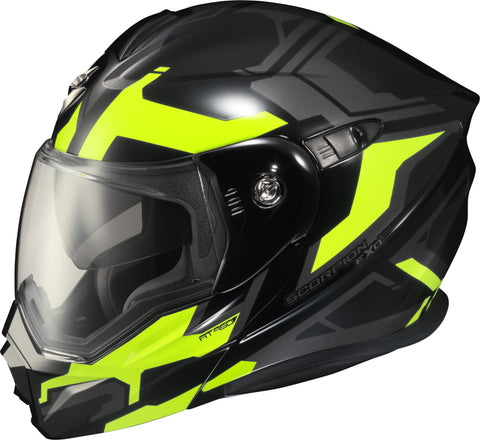 Exo At950 Modular Helmet Ellwood Hi Vis Lg