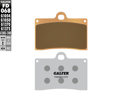 Brake Pads Sintered Ceramic Fd068g1375