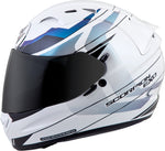 Exo T1200 Full Face Helmet Mainstay White/Blue Xs