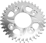 VORTEX Aluminum Sprocket - Silver - Rear - 36 Tooth 206-36