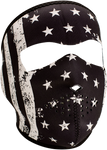ZAN HEADGEAR Full-Face Mask - Black/White Flag WNFM091
