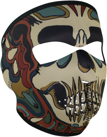 ZAN HEADGEAR Full-Face Mask - Psych Skull WNFM179