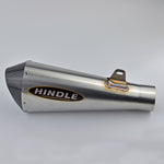 Hindle Evolution Megaphone Full System Triumph Street Triple 2017-20 - Woodcraft Technologies