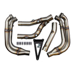 BMW 2020 S1000RR Full/Evo Megaphone High Race Front Section, Stainless (12225) - Woodcraft Technologies