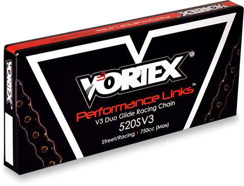 VORTEX Steel Chain Kit - Black - Yamaha - YZF-R6 - '99-'02 CK6321