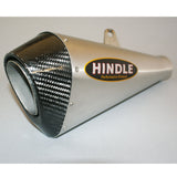 Hindle Evolution Megaphone Slip-on System Triumph 1050 Speed Triple 2011-15 - Woodcraft Technologies