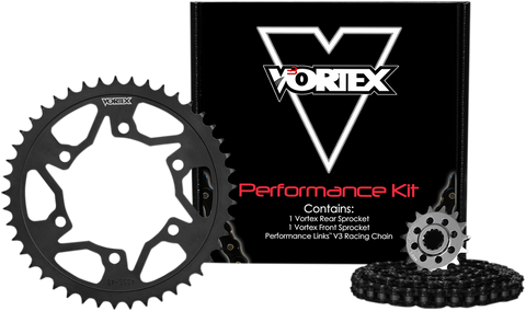 VORTEX Chain Kit - Black - Suzuki - GSX-R 1000 CK6421