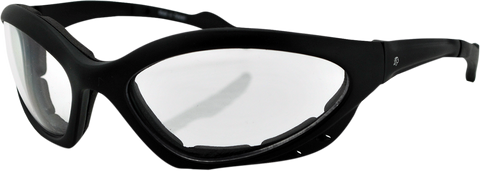 ZAN HEADGEAR Hakan Sunglasses - Matte Black - Clear EZHI001C
