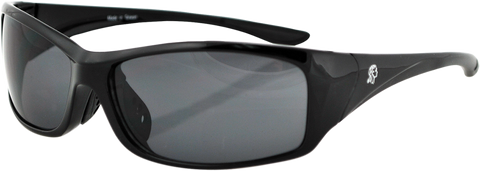 ZAN HEADGEAR South Dakota Sunglasses - Shiny Black - Smoke EZSD01