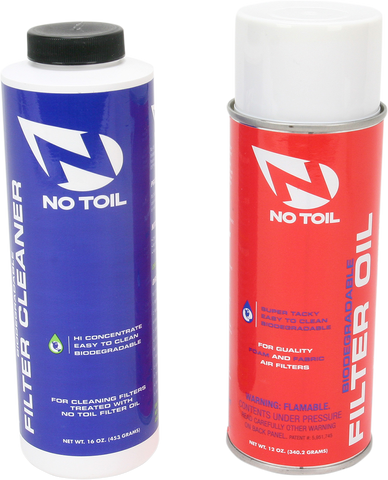 NO TOIL Filter Oil & Cleaner Kit - Aerosol NT208