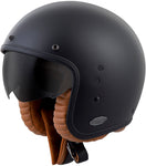 Bellfast Open Face Helmet Matte Black Sm