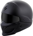 Covert Open Face Helmet Matte Black Md