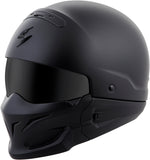 Covert Open Face Helmet Matte Black 3x
