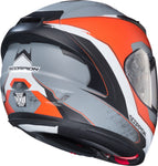 Exo R2000 Full Face Helmet Hypersonic Orange/Grey Md