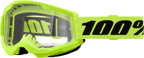 Strata 2 Goggle Neon Yellow Clear Lens