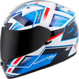 Exo R710 Full Face Helmet Fuji Blue Md