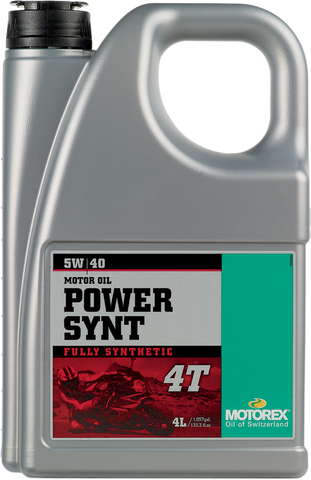 MOTOREX Power Synt 4T Engine Oil - 5W-40 - 4 L 172252