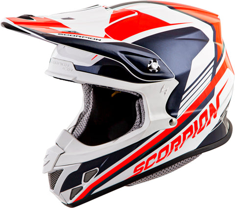 Vx R70 Off Road Helmet Ascend Neon Red/Blue Sm