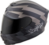 Exo R420 Full Face Helmet Tracker Titanium/Black 3x