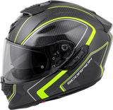 Exo St1400 Carbon Full Face Helmet Antrim Hi Vis Lg
