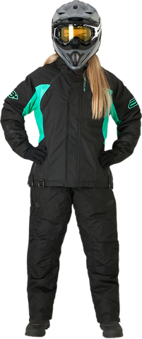 ARCTIVA Women's Pivot 3 Jacket - Black/Mint - Large 3121-0733