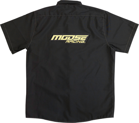 MOOSE RACING Moose Racing Shop Shirt - Black - XL MSR01S8RDXL