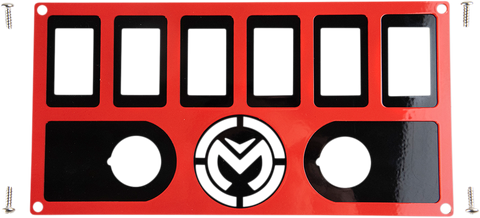 MOOSE UTILITY Dash Plate - Red 400-1209-PU