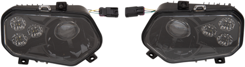 MOOSE UTILITY LED Headlight - RZR800/900 - Black 100-3355-PU