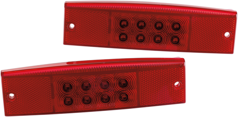 MOOSE UTILITY LED Tail Lights - Ranger Mid - Red 100-2350-PU