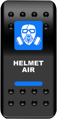 MOOSE UTILITY Rocker Switch - Helmet Air - Blue HMT-PWR