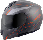 Exo Gt3000 Modular Helmet Sync Grey/Orange Sm
