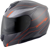 Exo Gt3000 Modular Helmet Sync Grey/Orange Lg